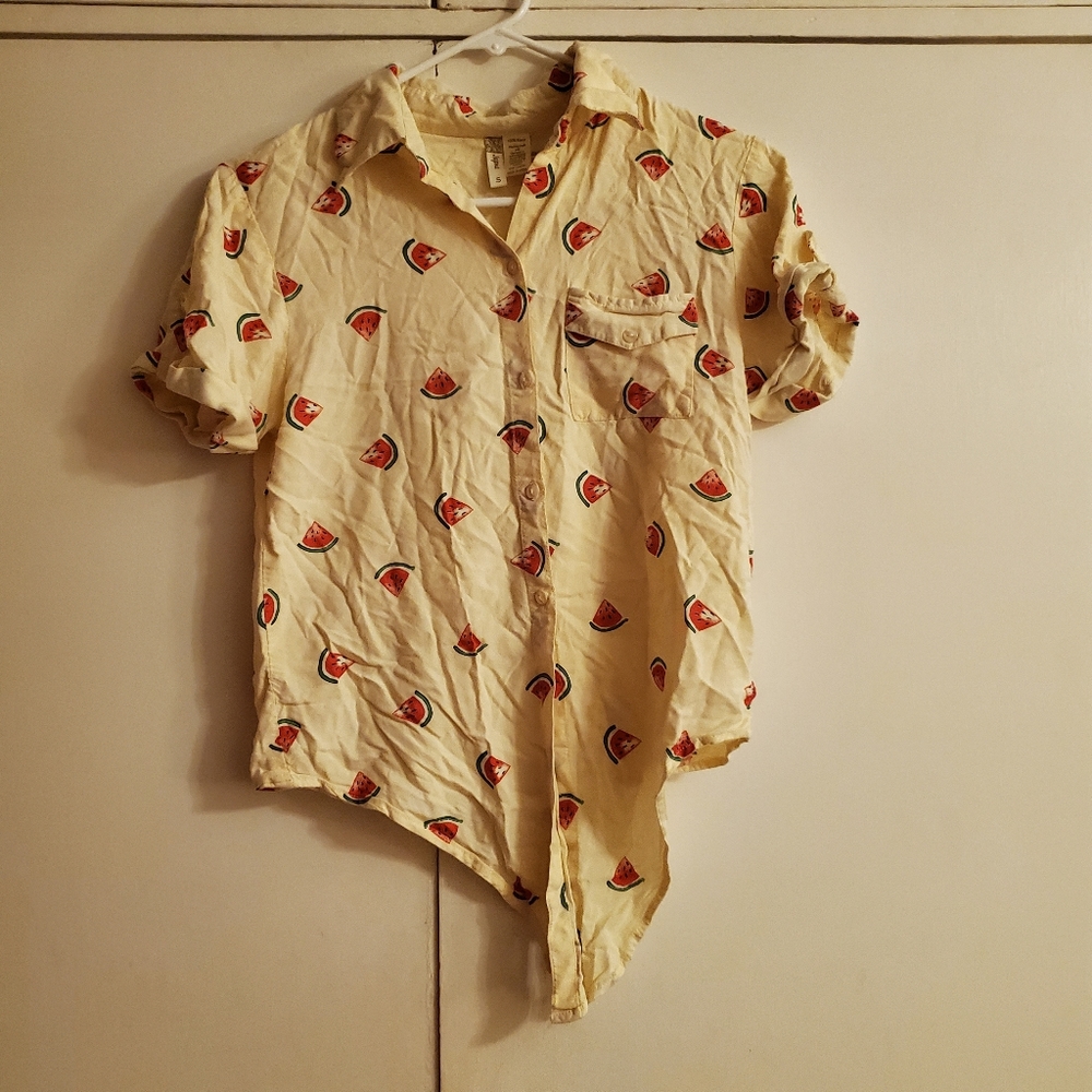 Watermelon Tie Top